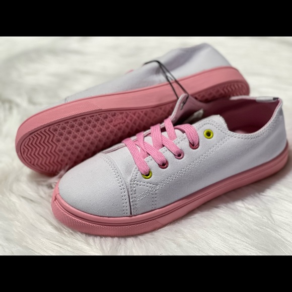 JOSINY Kids Shoes - Casual Toddler Canvas Sneakers Slip On Lazy Tennis Loafers - Picture 7 of 10